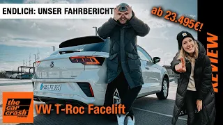 VW T-Roc im Fahrbericht (2022) Wir zeigen euch das NEUE Facelift ab 23.495€! Review | Test | R-Line