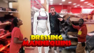 Dressing Mannequins in Target *got caught*