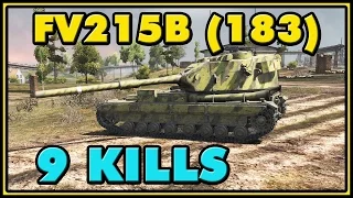 World of Tanks | FV215b (183) - 9 Kills - 9K Damage