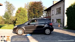 Fiat Sedici 2.0 Multijet 4x4 - test on rollers - AUTO vs LOCK