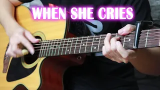 When She Cries ( Fingerstyle Guitar Cover )