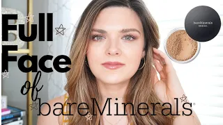 Full Face Of Bare Minerals Using The Original Powder Foundation!