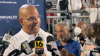 Watch Penn State coach James Franklin’s news conference after Auburn win