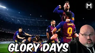 American Reacts to FC Barcelona - The Glory Days - Official Movie..