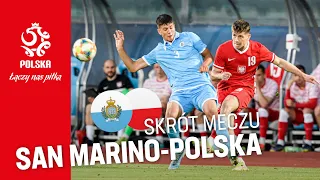 el. ME U-21: Skrót meczu 🇸🇲 SAN MARINO - POLSKA 🇵🇱