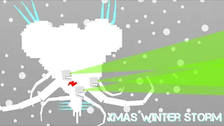 Xmas Winter Storm Stick Nodes Animation