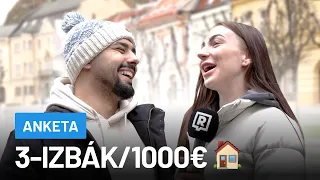 Kde bývaš a koľko za to platíš? (1000 eur/ mes.😲)