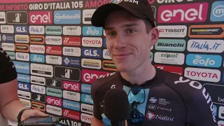 Alberto Dainese - Interview at the finish - Stage 11 - Giro d'Italia 2022