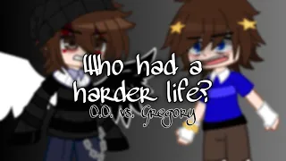 Who Had A Harder Life? | Ft. Gregory And C.C. | Gacha Trend | missyxox 🍦