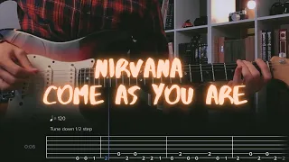 Come As You Are Nirvana Сover / Guitar Tab / Lesson / Tutorial