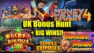 UK Bonus Hunt + Some Bonus Buys, Beast Mode, Gems Bonanza, Money Train 4 & Much More