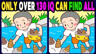 【Find the difference】Only Over 130 IQ Can Find All! / Fun Challenge【Spot the difference】488