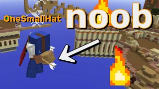 Minecraft Java NOOB Plays BEDWARS on Bedrock Edition!