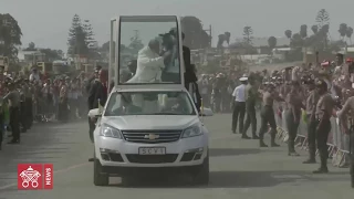 Papa Francesco Santa Messa Base Aerea Las Palmas di Lima