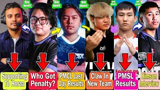 Team Got Penalty In PMSL😱|Ansh YT Supporting To Horaa In PMSL Live | Klaw Join New Team |PMSL & PMCL