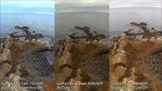 GoPro Hero 3 Black vs GoPro Hero 2 vs Sony Action Cam  - Long Comparison in Gloomy Weather
