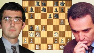 GENIUSZ gromi LEGENDARNEGO SZACHISTĘ!? || Władimir Kramnik vs Garri Kasparow, 2000