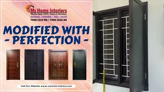 Unique Designs And Best Steel Metal Doors & Windows In Vijayawada And Hyderabad | My Home Interiors