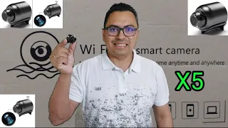 X5 Mini câmera espiã wi-fi como configurar facilmente aplicativo: HomeEye