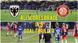 ALI SCORES BRACE IN 5 GOAL THRILLER. AFC WIMBLEDON V STEVENAGE 28.02.23.