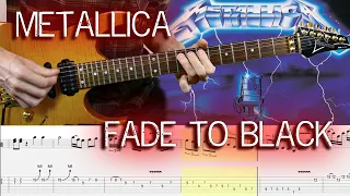 Metallica - Fade to Black (Guitar Lesson With TAB & Score)🎸