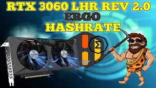 RTX 3060 LHR Hashrate & Profitability - Ergo