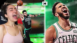 SOCCER FAN REACTS TO Jayson Tatum Highlights But He Keeps Getting Better Every Clip