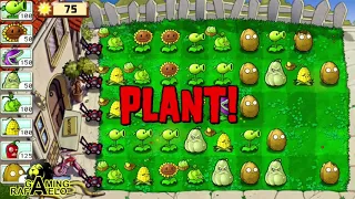 Plants vs. Zombies - Survival Day 1-5 Flags Completed  2019 HD