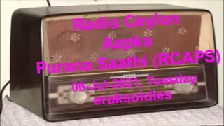 Radio Ceylon 06-07-2021~Tuesday Morning~02 Aapki Pasand-Part-A-