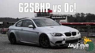 625BHP Supercharged M3 on Semi Slicks vs FROZEN Brands Hatch