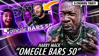 HE MADE A CHORUS THO?! | THE BIG FIVE-OH!!! | Harry Mack Omegle Bars 50 (REACTION)
