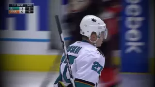 Joonas Donskoi unreal goal vs Ducks (Preseason) 09/10/2016