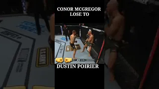 Conor Mcgregor lose to Dustin Poirier