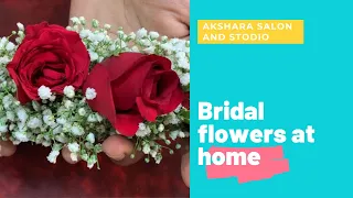 Making of bridal flowers