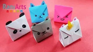 DIY - BOLSAS DE PAPEL KAWAII - CUTE PAPER HANDBAGS - FÁCIL - EASY