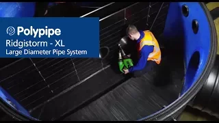 Ridgistorm-XL Large Diameter Pipe System | Polypipe Civils