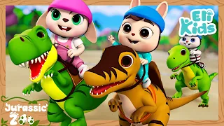 Dinosaur Race Song | Jurassic Zoo | Eli Kids Songs & Nursery Rhymes