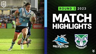 NRL 2023 | Sharks v Warriors | Match Highlights