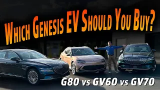 Genesis Now Has 3 EVs, Which Should You Get? Electrified GV60 vs GV70 vs G80