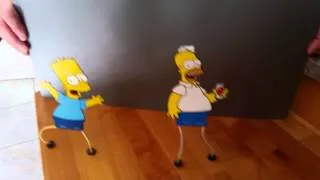 Magic Puppets dancing Simpsons how its done