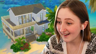 Building a Beach Starter Home in The Sims 4! (Streamed 10/14/20)