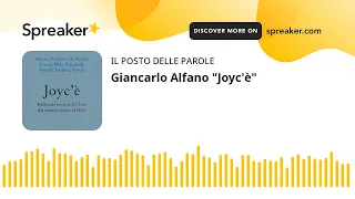 Giancarlo Alfano "Joyc'è"