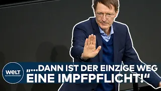 KARL LAUTERBACH: Corona? Die eindringliche Warnung des Gesundheitsministers im Bundestag I WELT News