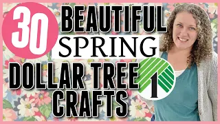 30 Beautiful (Dollar Tree) EASY Spring Farmhouse DIY Crafts