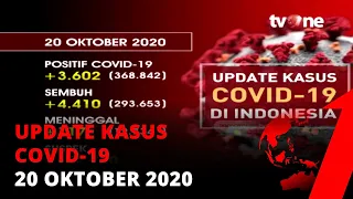 Update Corona 20 Oktober 2020: Positif 368.842 Orang, 293.653 Sembuh & 12.734 Meninggal | tvOne