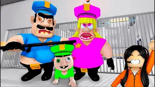 ESCAPA DE LA FAMILIA DE BRUNO Y SUS BEBES PRISION 😲 roblox | paolazgames