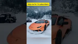 Lamborghini drifting in snow hot🔥 or not 👎 #Shorts #Trending #YouTubeIndia