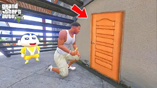 Shinchan and Franklin Found Secret Bunker Inside Franklin's Stairs in GTA 5!