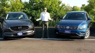 WHEEL 2 WHEEL | 2018 Mazda CX 5 vs VW Tiguan - The Best Small SUVs