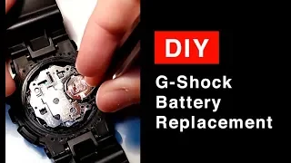 G-shock GA100 battery replacement